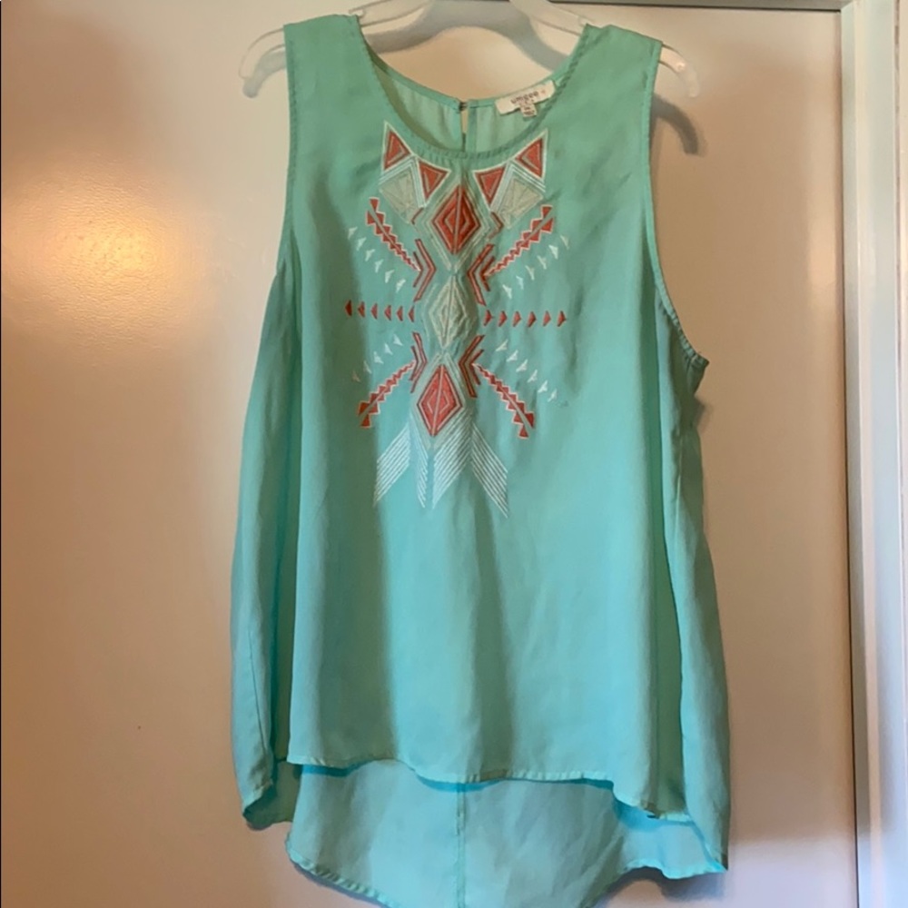 Teal tank
